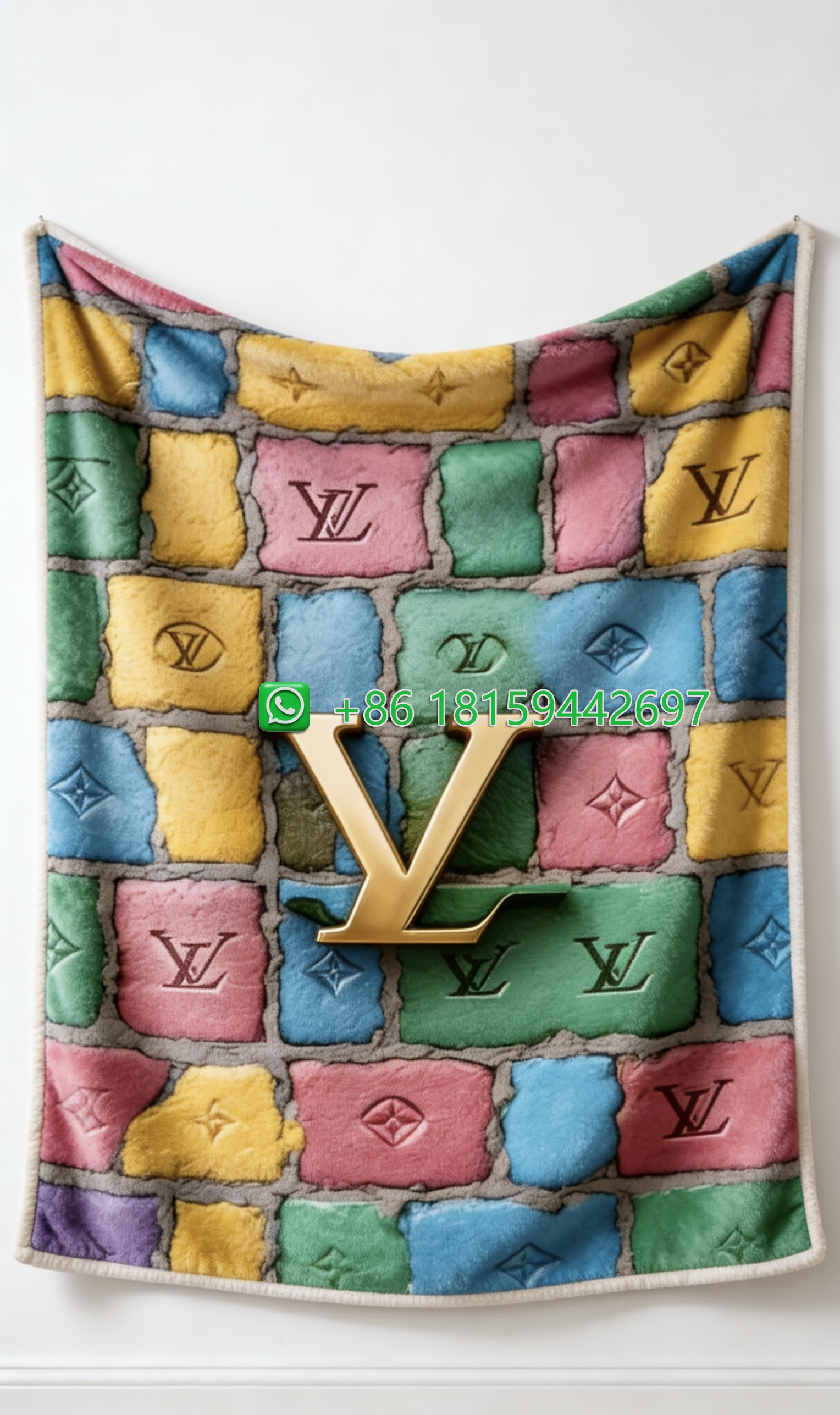 Louis Vuitton Throw Blankets